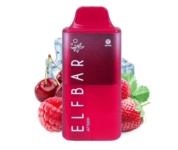 Elfbar 5000 Strawberry Raspberry Cherry Ice