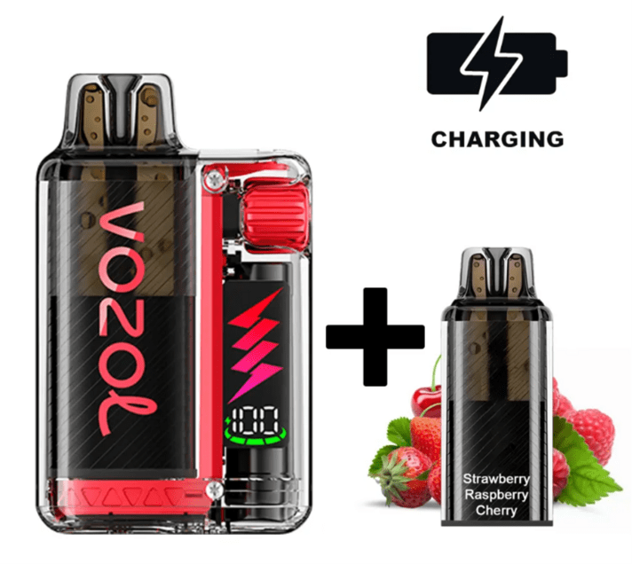 Vozol 10000 Strawberry Raspberry Cherry